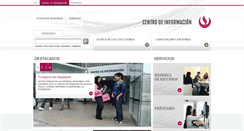 Desktop Screenshot of ci.upc.edu.pe