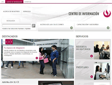 Tablet Screenshot of ci.upc.edu.pe