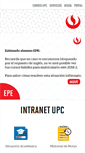 Mobile Screenshot of matricula.upc.edu.pe
