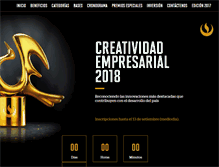 Tablet Screenshot of creatividadempresarial.upc.edu.pe