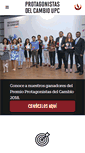 Mobile Screenshot of premioprotagonistasdelcambio.upc.edu.pe